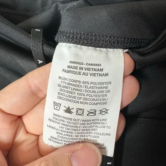 Nike Air 7/8 High Waist Running Tights in Black - Picture 7 of 8